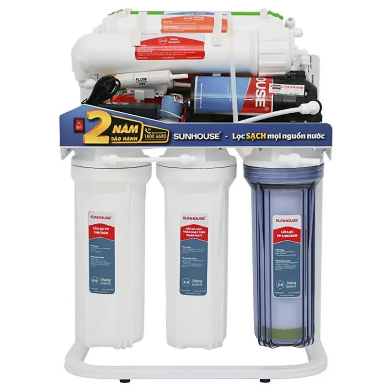 Máy lọc nước RO 8 lõi Sunhouse